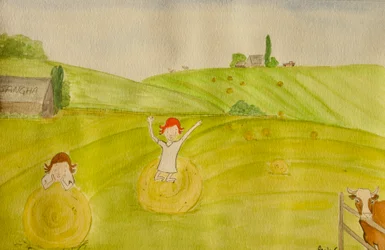 The Voyage, Dordogne, 2015 , akvarell på papir