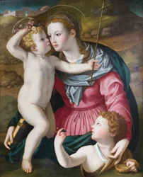 Madonna og barnet med døperen Johannes