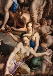 Medici Chapel: Descent of Christ to the Limbo, detalj