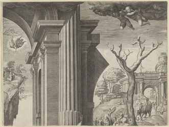 Adoration of the Magi (øverst til høyre)