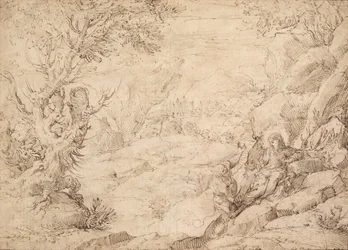 Landskap med Kristi fristelse
