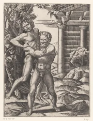Hercules se luptă cu AntaeusNorwegian