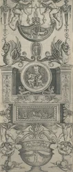 Ornamentpanel, datert 1521.