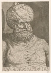 Portrett av admiral Khair ad-Din Barbarossa