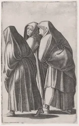 De tre hellige kvinnene som går til graven, ca. 1514-36.