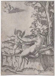 Venus og Eros, ca. 1514-36.