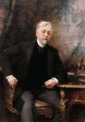 Portrett av Gustave Eiffel 1832-1923