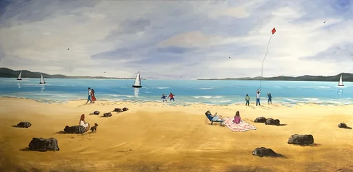 Sommerdag på stranden