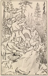 Kamp på Hiidenkivi-klippen