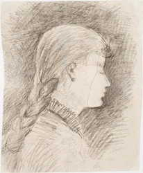 «Head of a Girl» (Gerda Ringbom, senere Bergroth)