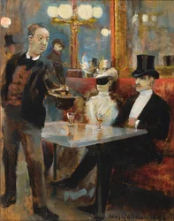 På en kafé i Paris