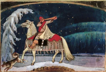 A.Gallen-Kallela, Kullervo går til krig