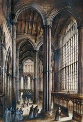 Fountains Abbey, c1100-tallet, c1960-tallet
