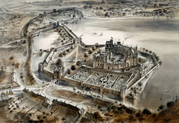Kenilworth Castle, c1575, c1960-tallet