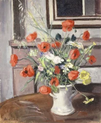Vase med valmuer; Vase med valmuer