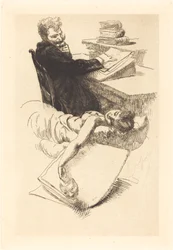 Frontispice for "The Clemenceau Affair"
