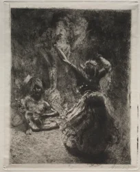 Danseren, rundt 1900.