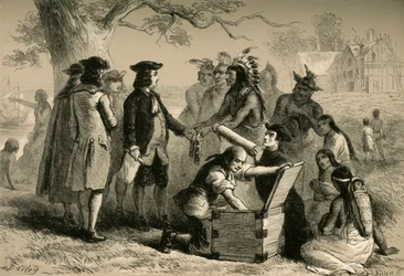 Penns traktat med indianerne, 1877.