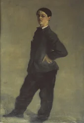 Selvportrett av kunstneren i en alder av 16 år