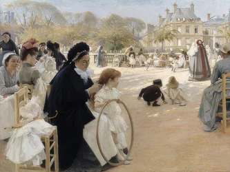 Jardin du Luxembourg, Paris, 1887