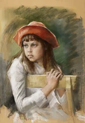 Portrett av kunstnerens søster Berta Edelfelt