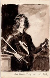 Sir Edmund Verney, kopi etter Anthony van Dyck