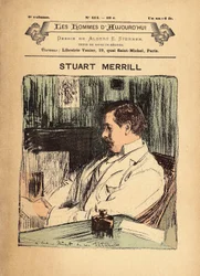 Omslag til Men of Today, nummer 414, illustrasjon av Albert E. Sterner (1863–1946): Merrill Stuart (1863–1915) – Forbeholdte rettigheter