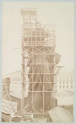 Samling av Frihetsgudinnen, Paris, 1883