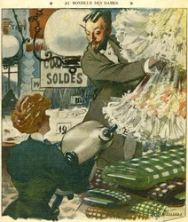 Illustrasjon til magasinet «Le Rire» 15. desember 1906 (trykk)