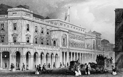 Italiensk operahus, ca. 1850