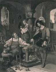 The Goldsmiths Daughter, c1850
