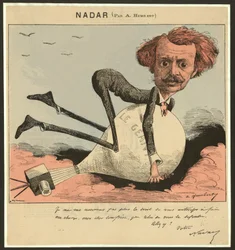 Nadar, pub. 1863 (farget lito)