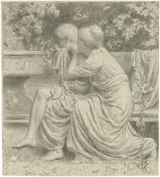 Tegneserie for "En idyll",