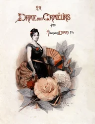 Kameliadamen - Alexandre Dumas den yngre. Illustrasjon av Albert Lynch