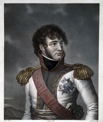 Portrett av Joachim Murat - Gregorius, Albert (1774-1853) - ca 1806 - Etsning, akvarell - 48,5x38 - Privat samling