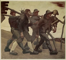 Danse Macabre fra 1809 (olje på lerret)