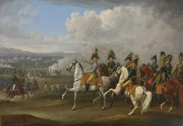 General von Bellegarde og hans offiserer utkjempet et slag