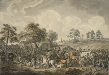 Den franske hæren krysset Daugava-elven 24. juli 1812, midten av 1820-årene