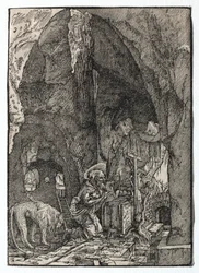 St. Hieronymus i hulen, 1513-1515.