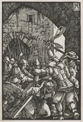 Menneskets fall og forløsning: Kristus som bærer korset, ca. 1515.
