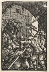 Menneskets fall og forløsning: Kristus som bærer korset, ca. 1515.
