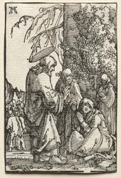 Menneskets fall og forløsning: Kristus tar avskjed med sin mor før lidenskapen, ca. 1515.