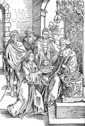 Celtes presenterer sin bok til kurfyrsten av Sachsen, 1501 1906