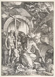 Kristus i limbo, fra The Large Passion, utgave 1511.n.d.