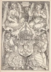 Imperiets våpenskjold og byen Nürnberg