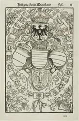 Våpenskjold av Maximilian I som konge av romerne