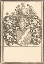 Våpenskjold til Michael Behaim, sannsynligvis ca. 1520.