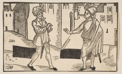 Hecyra, fra The Comedie of Terence, opptrykk fra 1800-tallet.n.d.