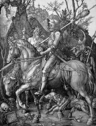 Knight, Death and the Devil, 1513 (kobberplategravering)