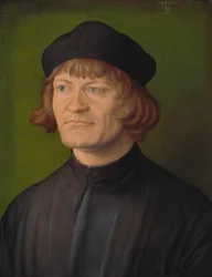 Portrett av en prest Johann Dorsch, 1516.